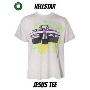 Hellstar Jesus Tee 2.0 Grey XXL